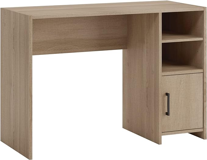 Sauder Beginnings Desk, L: 40.39" x W: 17.48" x H: 28.82", Summer Oak Finish
