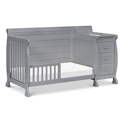 DaVinci Kalani 4-in-1 Convertibe Crib and Changer Combo in Gray