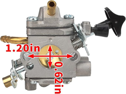 BR500 Carburetor for Sthil BR550 BR600 BR700 Backpack Leaf Blower Parts for Zama C1Q-S183 4282-120-0606 4282-120-0608 4282-120-0607 with Air Filter Fuel Line Carb Tune Up Kit
