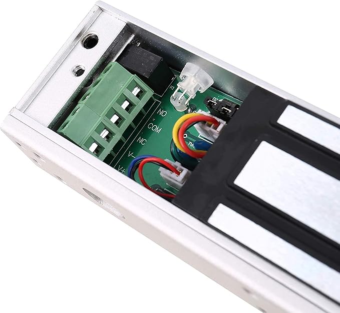 UHPPOTE 2.4GHz WiFi Outswinging Indoor 600lb Electic Magnetic Door Lock System Kit Remote and Smartphone app Control