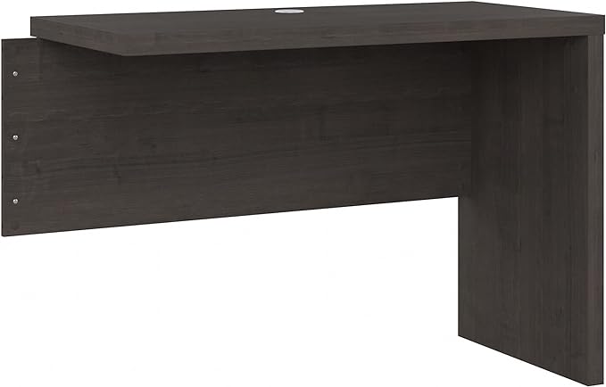 Bush Business Furniture Echo Desk Return/Bridge, Charcoal Maple