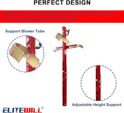 ELITEWILL Trailer Backpack Blower Holder Rack Compatible with Open and Enclosed Lawn Landscape Trailers Trucks - 1 Pack Backpack Blower