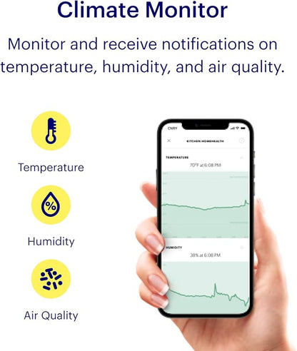 Canary Pro Indoor Home Security Camera 1080p HD WiFi IP | 24/7 Watch Live Video, Siren, Climate Monitor, Motion Alerts, Two-Way Talk, Night Vision, 10x Zoom, Private Mode, Works with Alexa and More