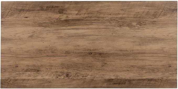 Flash Furniture Walker Small Rustic Natural Home Office Folding Computer Desk - 36"