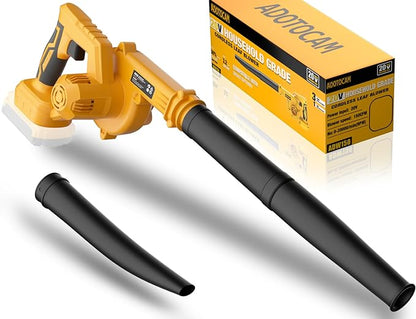 Cordless Leaf Blower for Dewalt 20V Max Battery(Not Battery), 130 MPH Electric Leaf Blower, Variable Speed Battery Powered Leaf Blowers for Yard Lawn Care/Snow Blowing