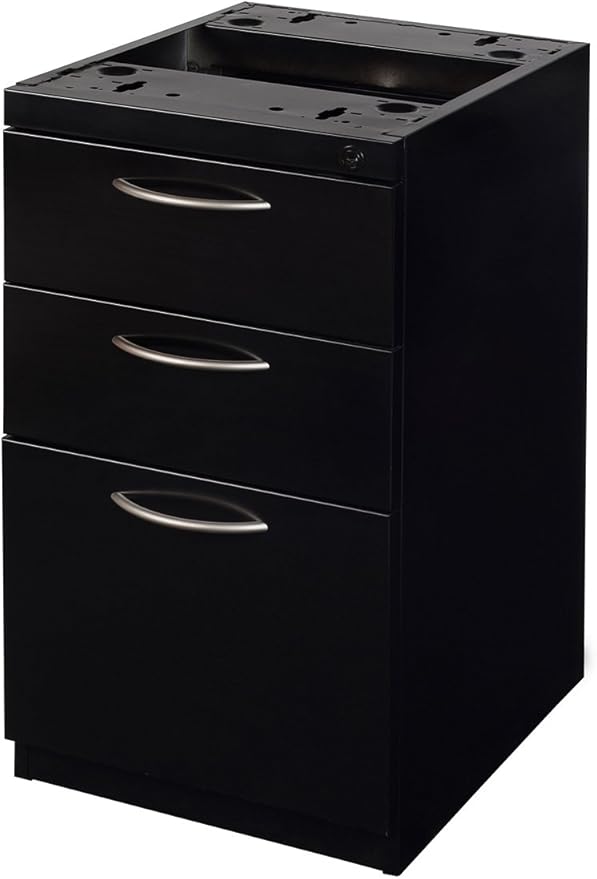 Regency Fusion Box File Pedestal, Black