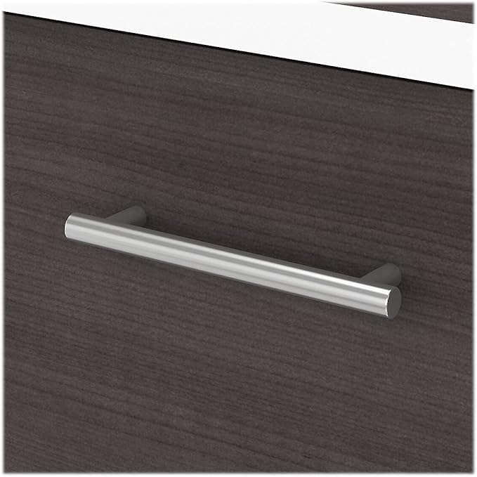 Bush Furniture Somerset 2 Drawer Lateral File Cabinet | Letter, Legal, and A4-size Document Storage for Home Office, 30W x 17D x 29H, White and Storm