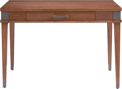 Leick Home 84401 Laptop Desk with Drawer in Aged Barrel 1 Drawer in Aged Barrel