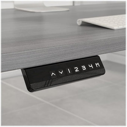 Bush Business Furniture Move 60 Series Electric Ergonomic Sit-Stand Computer Table for Home and Professional Office, 60W x 30D, Platinum Gray