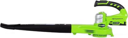 Greenworks 24V Sweeper, 2.0Ah Battery and Charger Included
