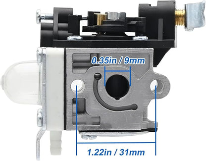 FitBest Carburetor RB-K90 with Repower Maintenance Kit for Echo PB-251 PB-255 PB-255LN ES-255 Blowers A021001350 A021001351 A021001352 carb
