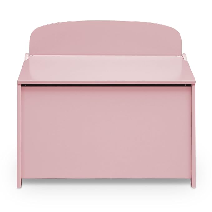 Delta Children MySize Deluxe Toy Boxes, Dusty Rose and Deep Blue