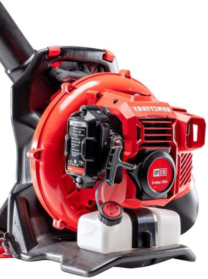 CRAFTSMAN Gas Powered Backpack Leaf Blower, Lightweight Backpack Blower, 220MPH, 51cc, 2-Cycle (CMXGAAMR51BP)