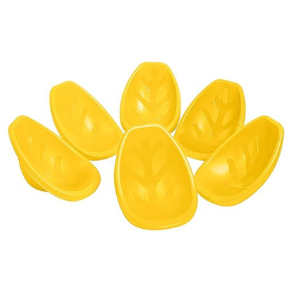 ECR4Kids Leaf Floor Seat, Rocker Chair, Yellow, 6-Piece