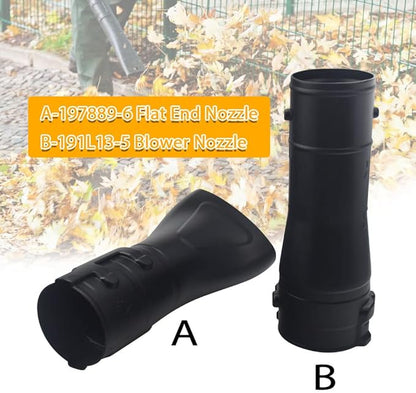 191B21-6 191L13-5 Adapter Pipe & 197889-6 Flat end Nozzle, Compatible with Makita Blower, for Makita X2 36V Hand Held Blower XBU02Z - XBU03 18V Brushless Cordless Blower