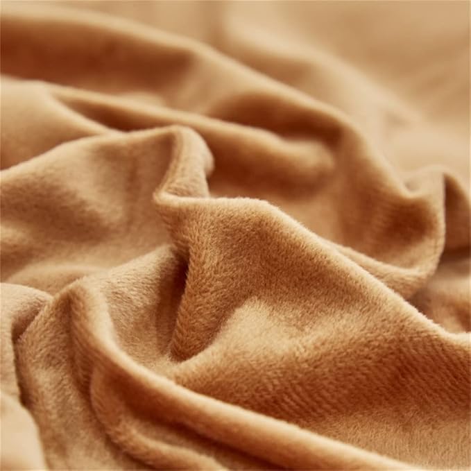 Wellboo Pumpkin Comforter Set Queen Burnt Orange Velvet Bedding Comforters Women Girls Solid Terracotta Aesthetic Flannel Quilts Soft Warm Light Caramel Plush Blanket Sherpa Luxury Shaggy Cinnamon Bed