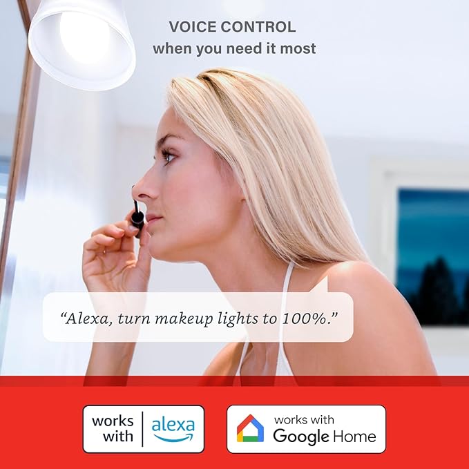 Sengled BR30 Smart Light Bulb, Updated FFS WiFi Led Flood Light Bulbs, Smart Bulbs That Works with Alexa, Google Assistant, E26 Daylight,60W Equivalent, 650LM, 2.4GHz WiFi Only, No Hub Required, 2Pack