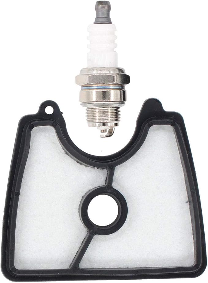 MOTOKU 581798001 Fuel Line Filter Grommet Primer Bulb kit Spark Plug for Husqvarna 125B 125BX 125BVX Handheld Leaf Blower