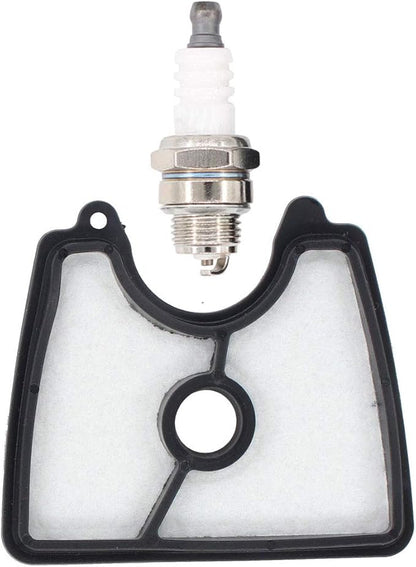 MOTOKU 581798001 Fuel Line Filter Grommet Primer Bulb kit Spark Plug for Husqvarna 125B 125BX 125BVX Handheld Leaf Blower