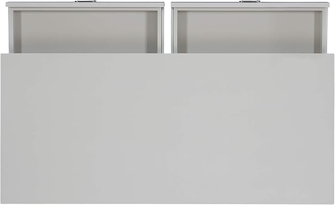 Linon Grey 2-Drawer Writing Jaycee Desk