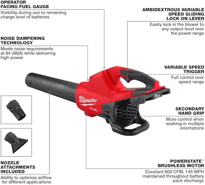 Milwaukee 2824-20 M18 Fuel™ Dual Battery Blower