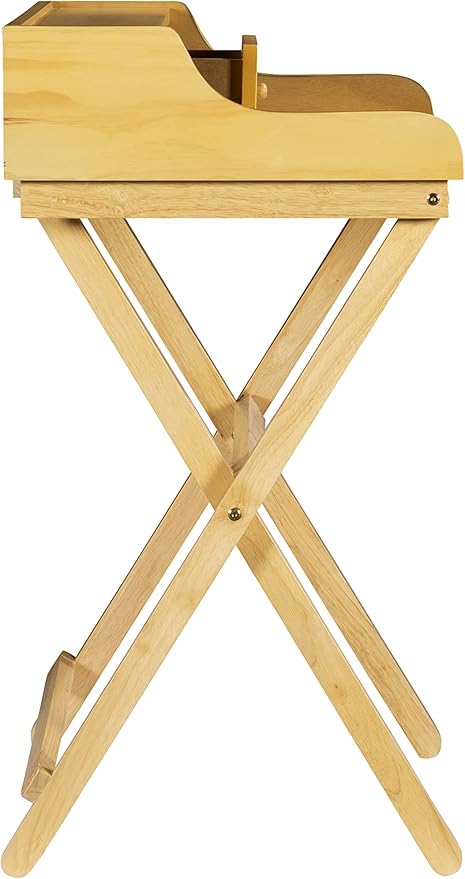Linon Mable Folding Desk, Natural