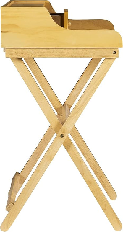 Linon Mable Folding Desk, Natural