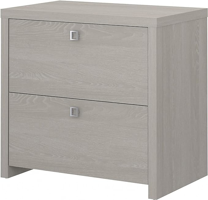 Office by kathy ireland KI60202-03 Echo 2-Drawer Lateral File Cabinet, Letter/Legal, Gray Sand, 32-Inch