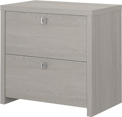 Office by kathy ireland KI60202-03 Echo 2-Drawer Lateral File Cabinet, Letter/Legal, Gray Sand, 32-Inch