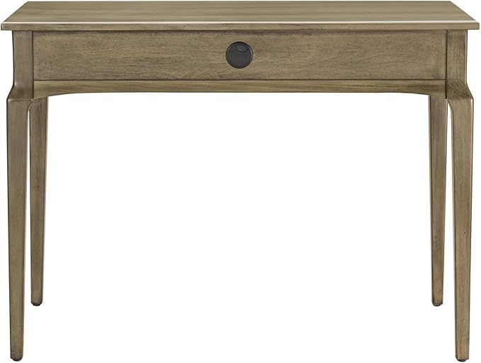 Leick Home 22400-GR Stratus Laptop Computer Desk with Drop Front Keyboard Drawer, Smoke Gray