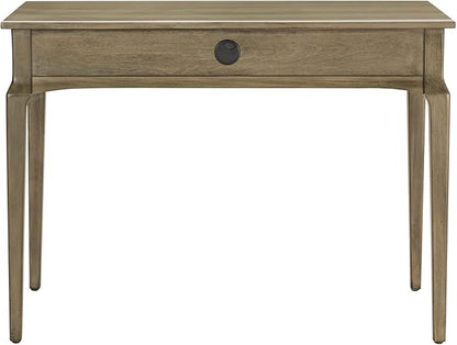 Leick Home 22400-GR Stratus Laptop Computer Desk with Drop Front Keyboard Drawer, Smoke Gray