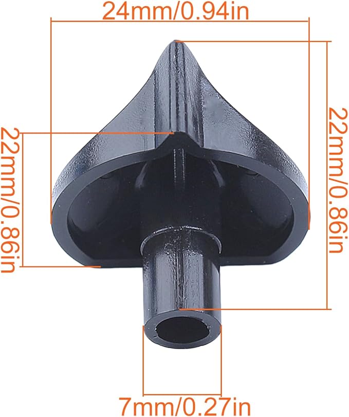 Carb Choke Knob For Stihl BR500 BR550 BR600 Backpack Blower Part 42821829500, Carburetor Choke Knob.