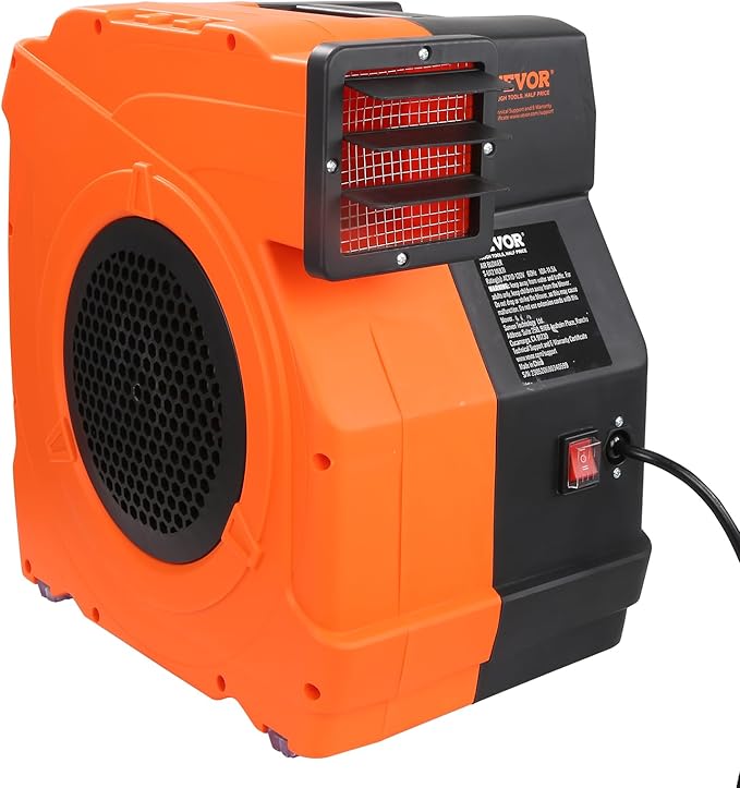 VEVOR Inflatable Blower, 1500W, 2 & 2.1 HP Bounce House Blower, Pump Commercial Air Blower for Inflatables, 3100 RPM Bouncy Castle Electric Fan Perfect for Bounce House