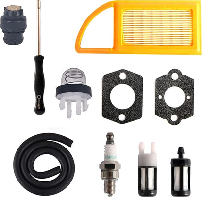 BR600 Carburetor Kit for Stihl BR500 BR550 BR600 BR700 BR 500 550 600 700 Backpack Leaf Blower Replaces Zama C1Q-S183 4282-120-0606 Parts - with 4282 141 0300 Air Filter Tank Vent Kit
