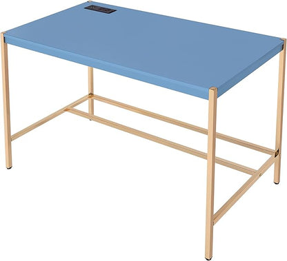 NicBex Laik-DW-00066-DX Desks, 42" W x 20" D x 30" H, Navy Blue