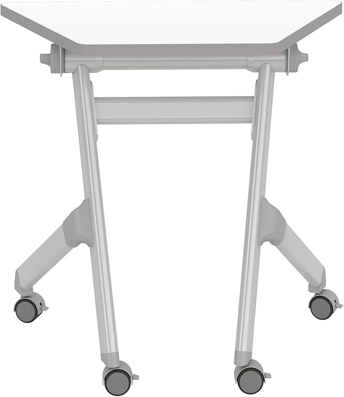 Safco Products Learn Student Nesting Trapezoid Desk, Small Corner Desk for Classrooms & Custom Classroom Layouts (Dry Erase)