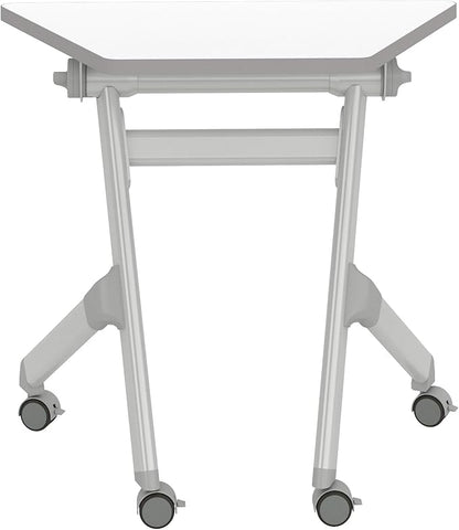Safco Products Learn Student Nesting Trapezoid Desk, Small Corner Desk for Classrooms & Custom Classroom Layouts (Dry Erase)