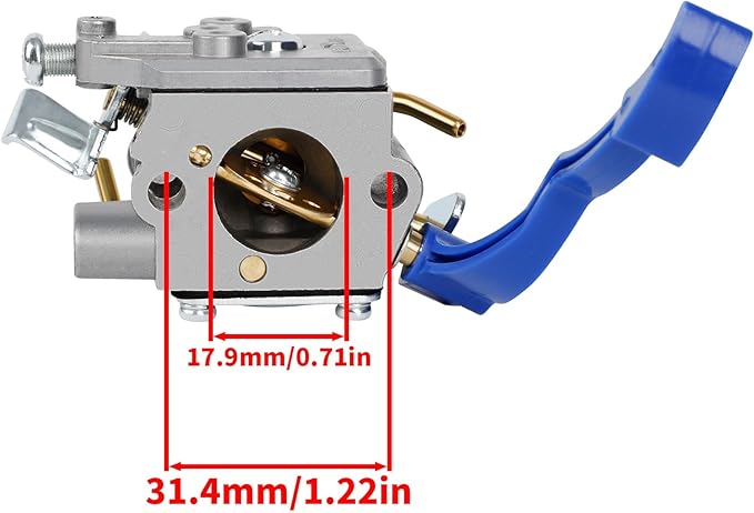 125BV Carburetor for Husqvarna 125B Blower 125BX 125BVX 590460102 545081811 Handheld Leaf Blower with 125B Tune UP Kit 545109601 Airbox Air Filter Cover 545112101 Air Filter Fuel Line Kit