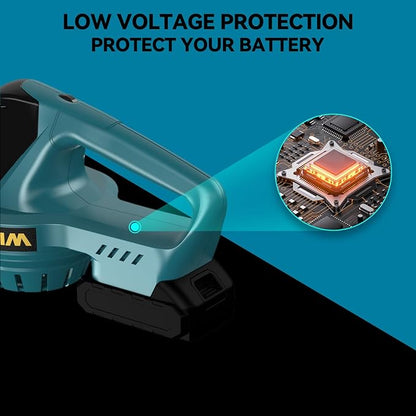 Cordless Leaf Blower for Makita 18V Battery,Handheld Electric Jobsite Air Blower,5 Variable Speed Up to 100MPH,120 CFM Powerful for Lawn Care,Snow Blow,Yard Clean(Battery Not Included)