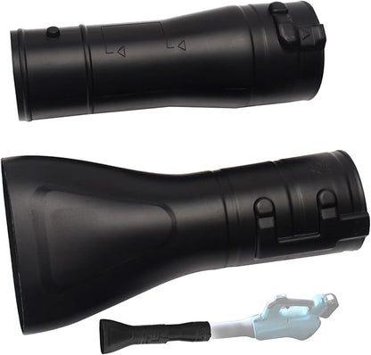 191B21-6 191L13-5 Adapter Pipe & 197889-6 Flat end Nozzle, Compatible with Makita Blower, for Makita X2 36V Hand Held Blower XBU02Z - XBU03 18V Brushless Cordless Blower
