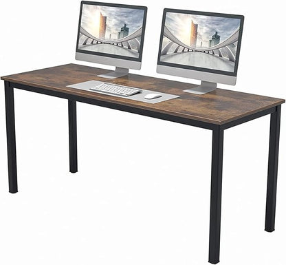 SogesGame Computer Desk,63 inch Desk& Workstations for Home Office, Writing Study Corner Desk,Modern Simple Style Laptop Table,Easy to Assemble