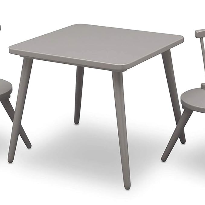 Delta Children Windsor 2 Chair, 3 Piece Set, Grey
