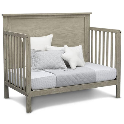 Delta Children Middleton 4-in-1 Convertible Baby Crib, Textured Limestone