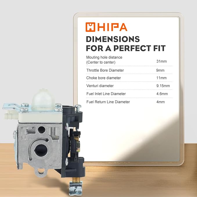 Hipa RB-K106 PB-250LN Carburetor with Repower Kit Spark Plug for Echo Leaf Blower PB250 ES-250 PB-250 PB-250LN Handheld Blower A021003661 Carb
