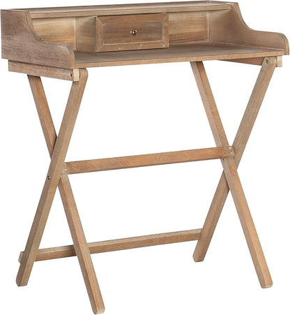 Linon Home Décor Griffin Gray Wash Folding Desk, Grey
