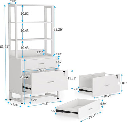 2 Drawers Vertical Office File Cabinet