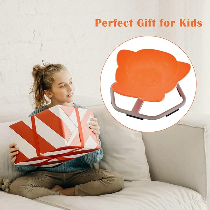 Kids Spinning Chair Sensory Swivel Chair Elephant Sit and Spin Chair Toys Autism ADHD Swivel Chair Spinning Seat for Ages 3-12 Promote Balance Physical Coordination Sensory Room Items