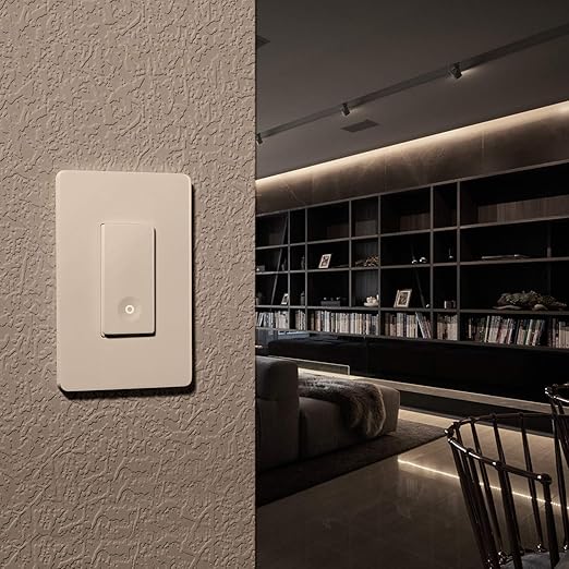 TREATLIFE Smart Switch 4 Pack, 2.4Ghz Smart Light Switch WiFi Light Switch Single-Pole, Neutral Wire Required, Works with Alexa, Google Home and SmartThings, Smart Home Remote Control, FCC Listed
