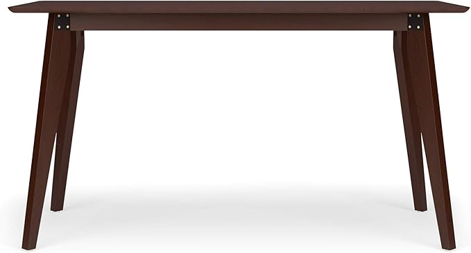 HON Basyx BSX55WPLMWMW Modern Home Office Wood Computer Desk, 55", Walnut