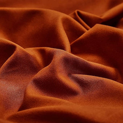 Rust Comforter Sets Burnt Orange Bedding Set Cal King Reddish Caramel Color Terracotta Bed Set 3 Pieces Women Lightweight Solid Burnt Orange Color Blanket Rust Quilts Breathable Bed Comforter